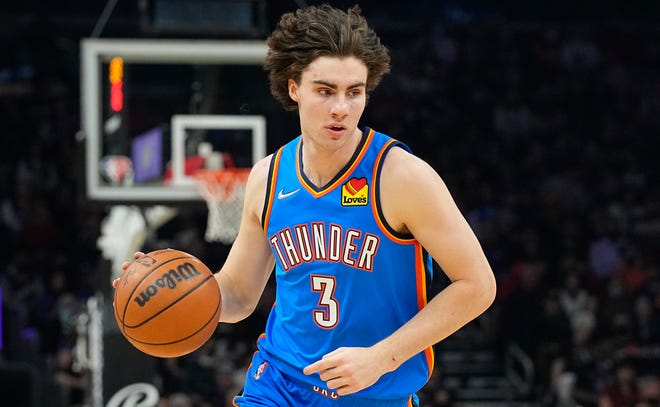 Thunder rookie Josh Giddey becomes youngest player with triple-double in NBA history