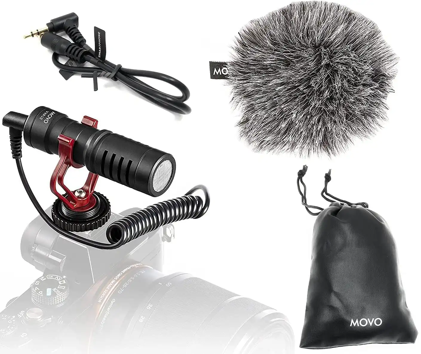 Motion digicam microphone attachment