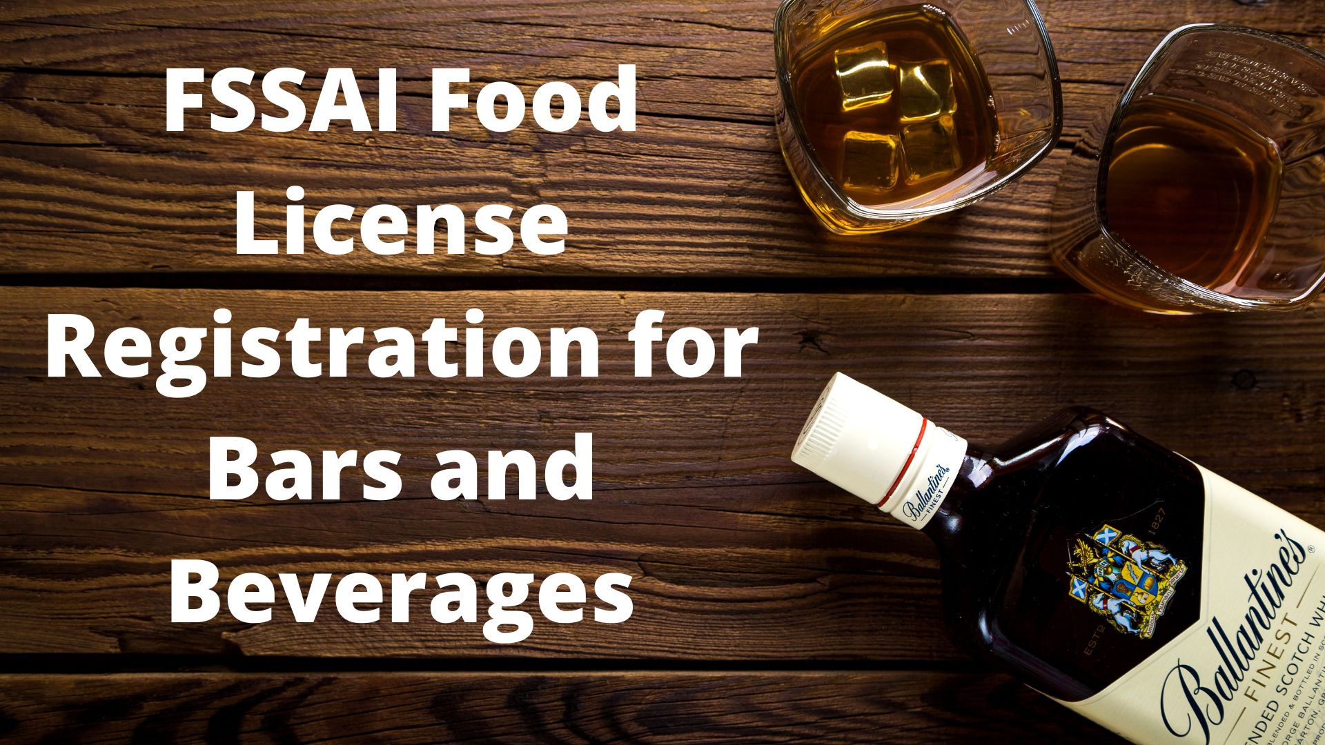 FSSAI Meals License Registration for Bars and Drinks